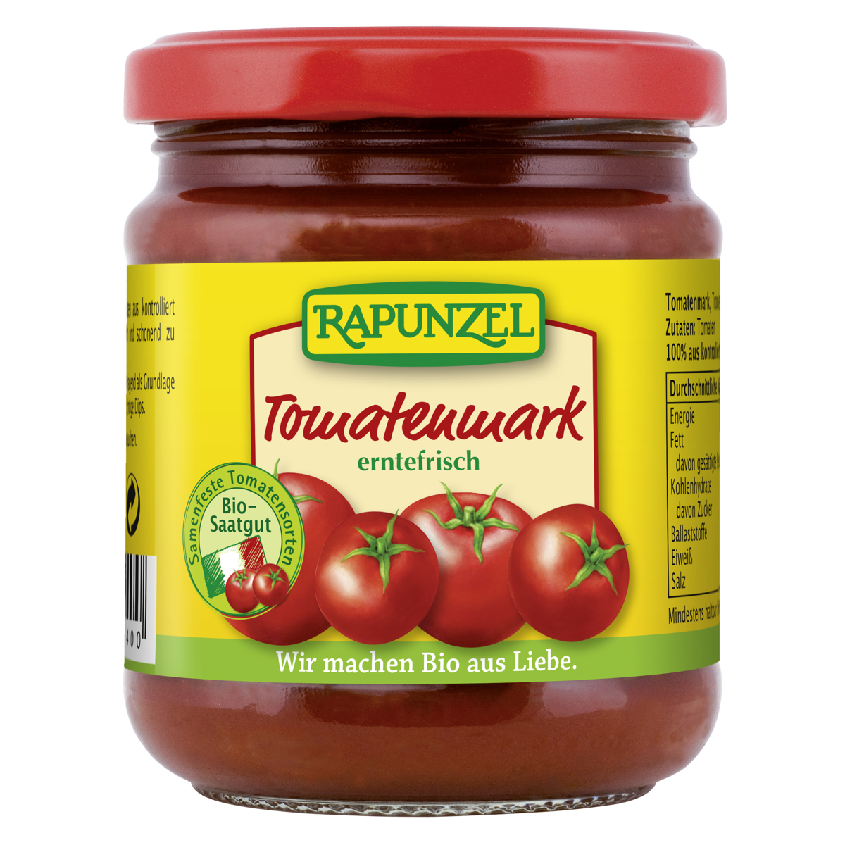 RAPUNZEL Tomatenmark Glas 200 g RAPUNZEL Tomatenmark Glas 200 g
