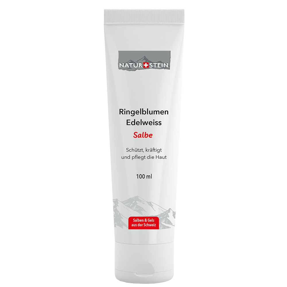 Naturstein Ringelblumen Edelweiss Salbe Tb 100 ml Naturstein Ringelblumen Edelweiss Salbe Tb 100 ml
