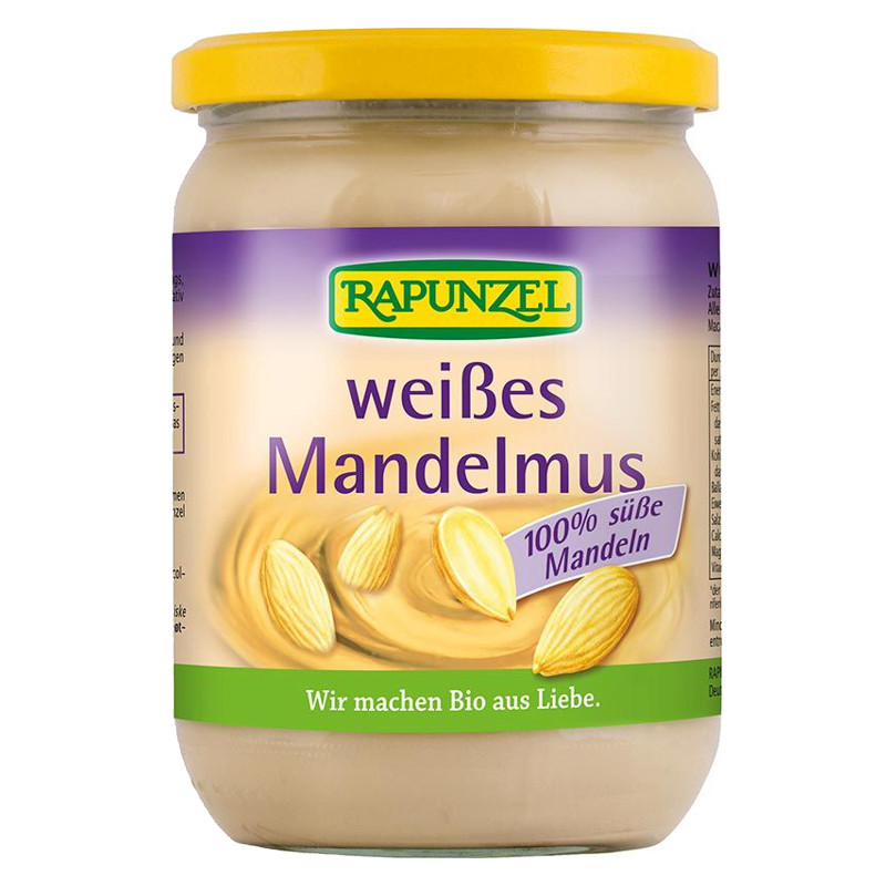 Rapunzel Mandelmus Bio weiss Glas 500 g Rapunzel Mandelmus Bio weiss Glas 500 g