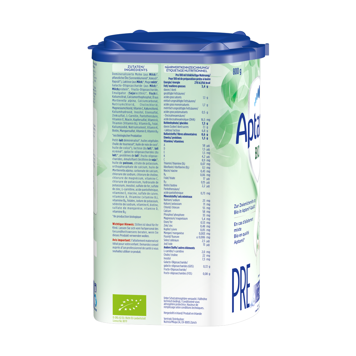 APTAMIL Bio Pre Dose 800 g APTAMIL Bio Pre Dose 800 g