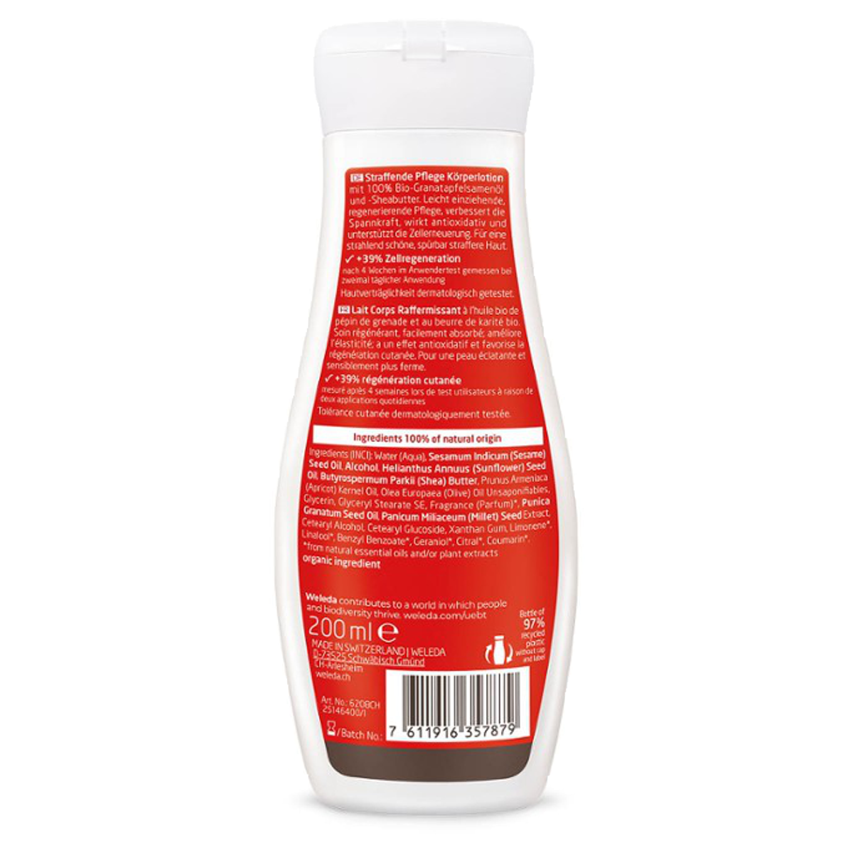 Weleda Körperlotion Granatapfel straffend 200 ml Weleda Körperlotion Granatapfel straffend 200 ml