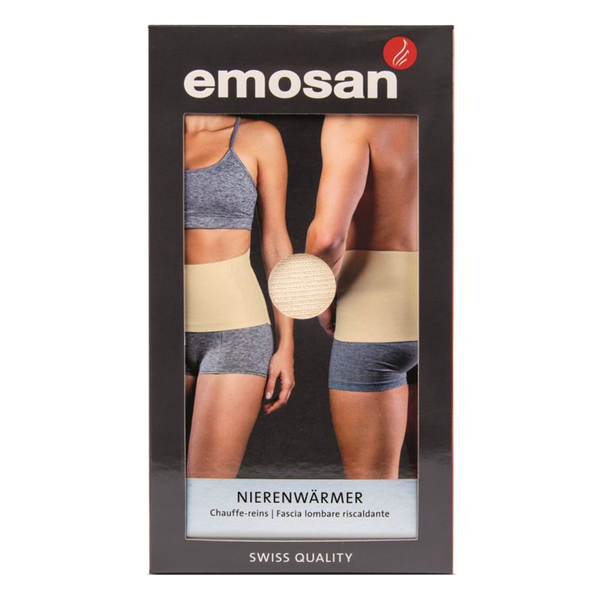 Emosan Ultra chauffe-reins anatomique écru M