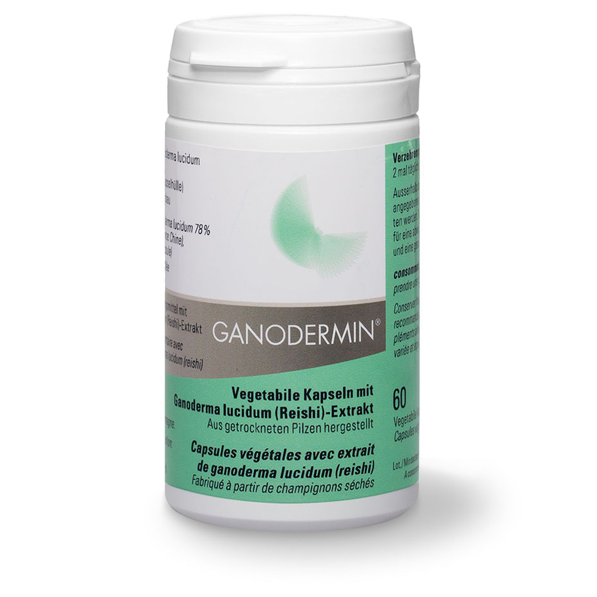 Ganodermin Vital Pilzextrakt Kapseln 60 Stück