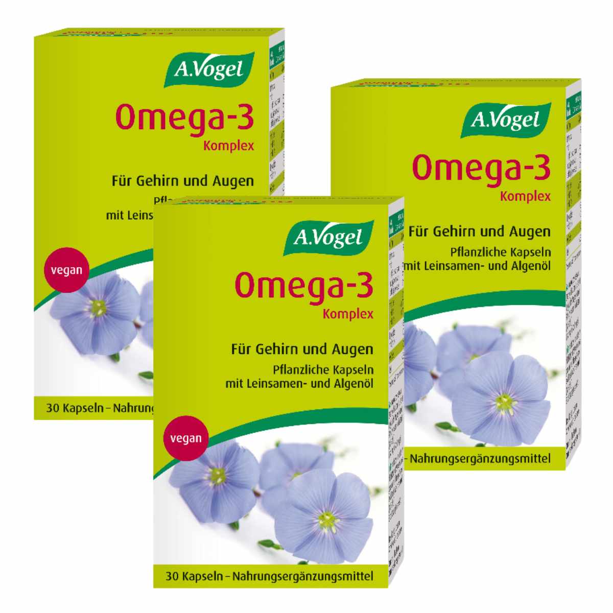 A.Vogel Omega-3 Komplex Kapseln 3x 30 Stück A.Vogel Omega-3 Komplex Kapseln 3x 30 Stück