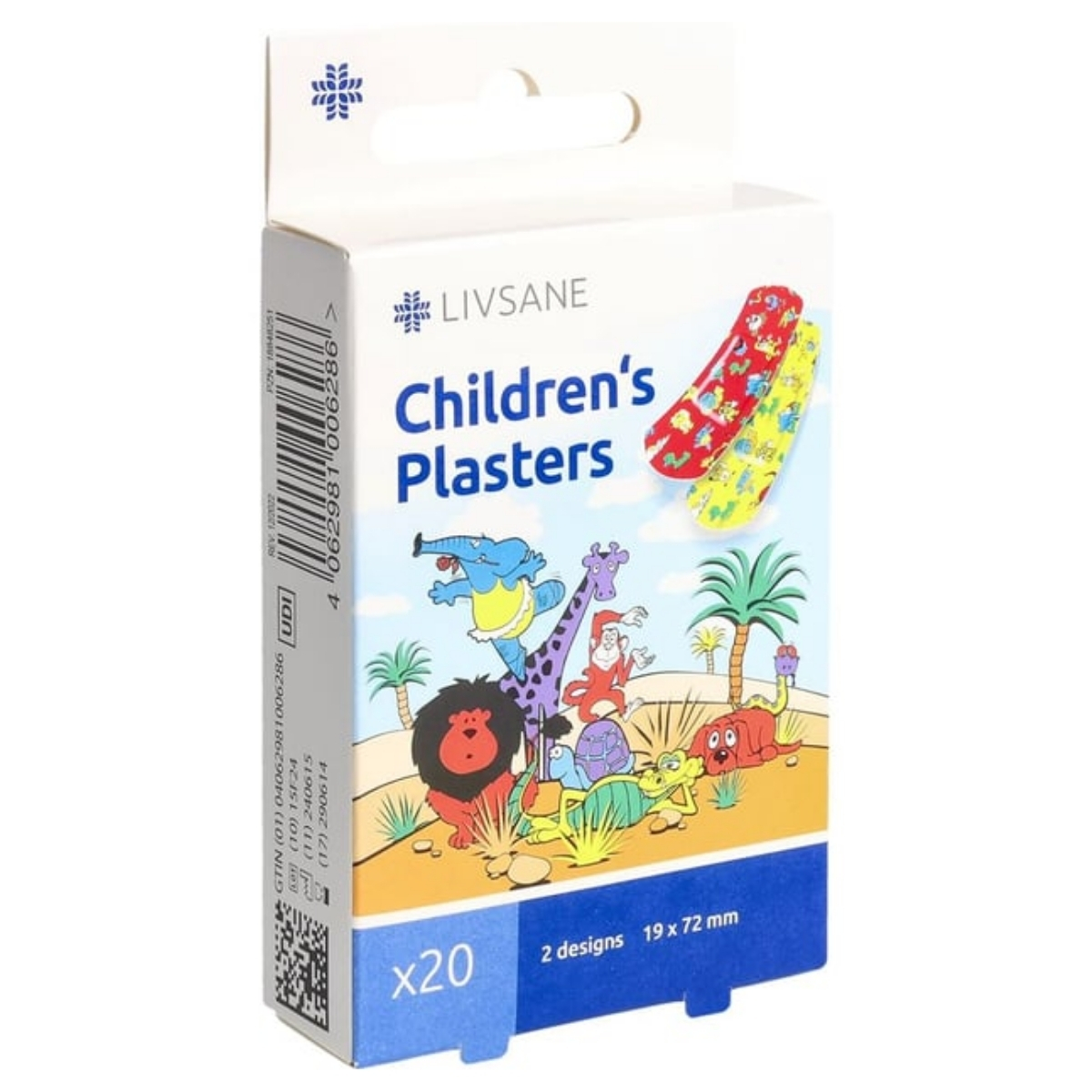 Livsane Kinderpflaster Funny Animals 20 Stück