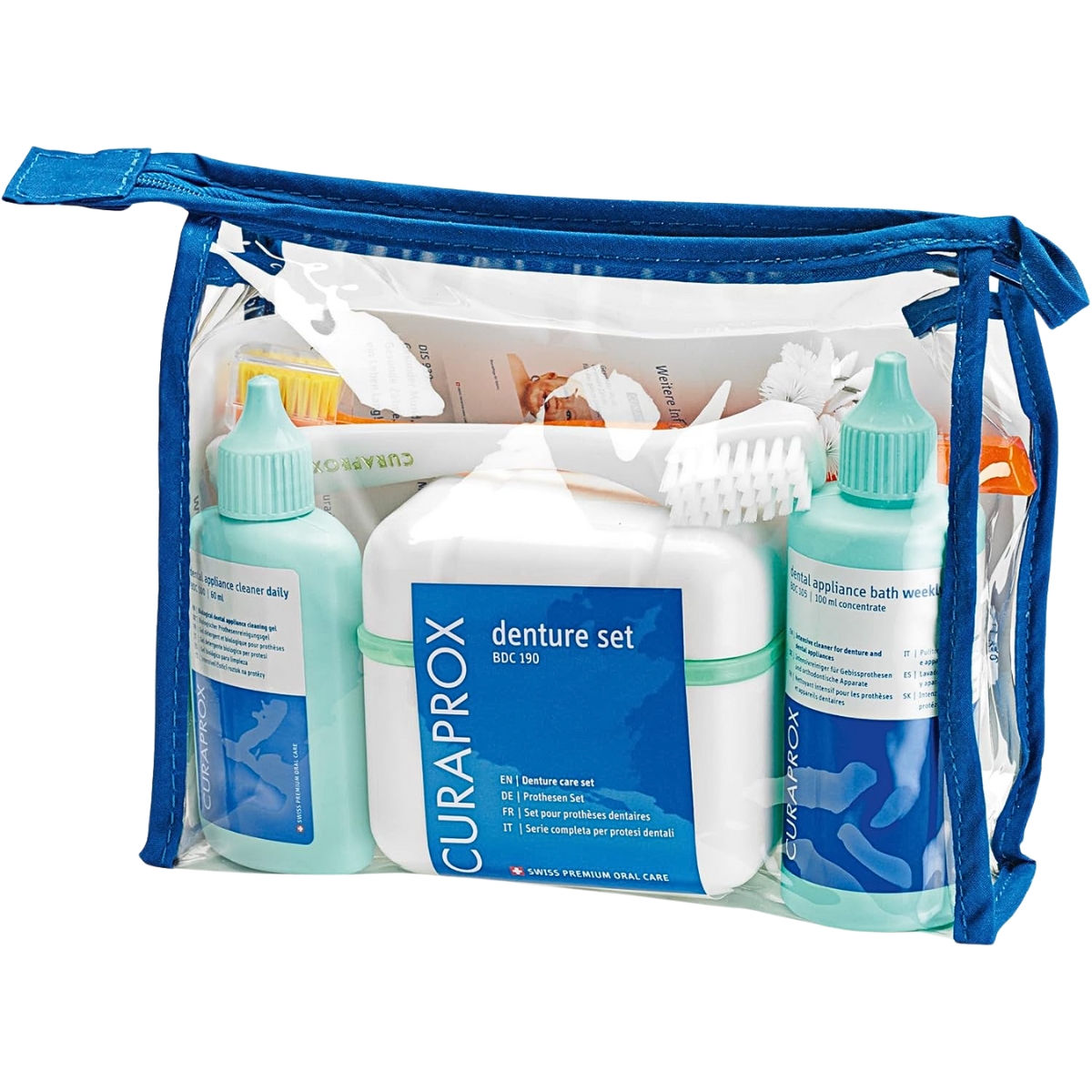 Curaprox BDC 190 Dentur Care Set