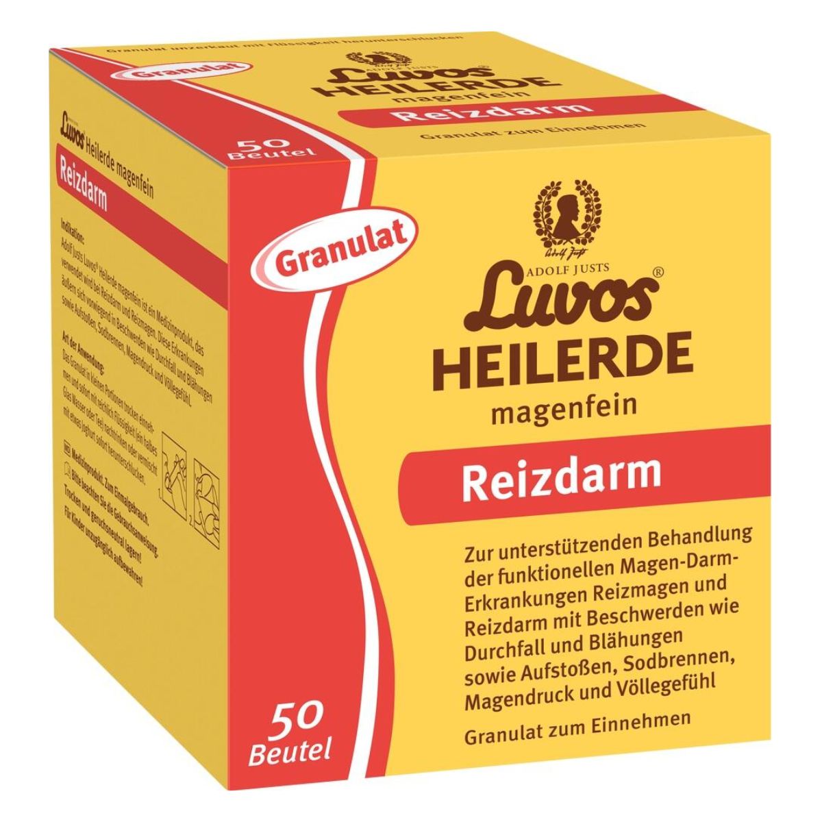 LUVOS Heilerde Magenfein Reizdarm Granulat Beutel 50 Stück