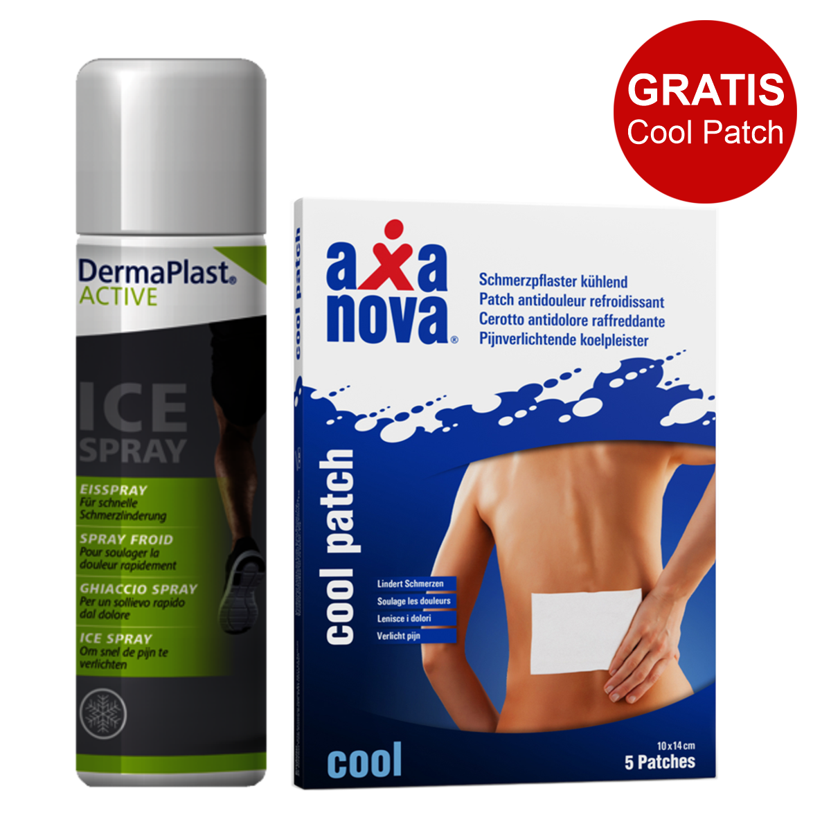 Dermaplast Active Ice Spray + gratis Cool Patch Dermaplast Active Ice Spray + gratis Cool Patch