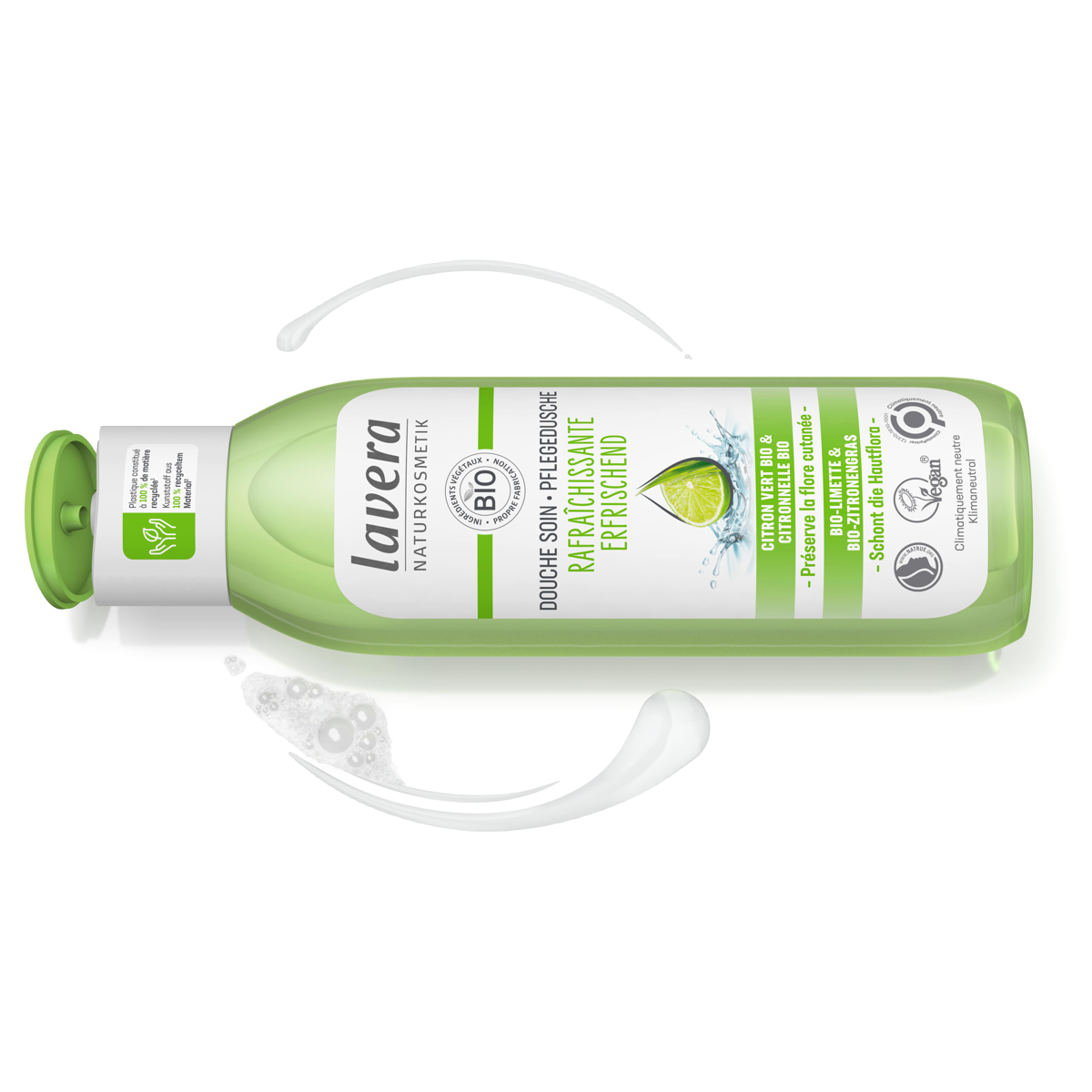 Lavera Pflegedusche Erfrischend Bio Limette & Zitronengras 250 ml