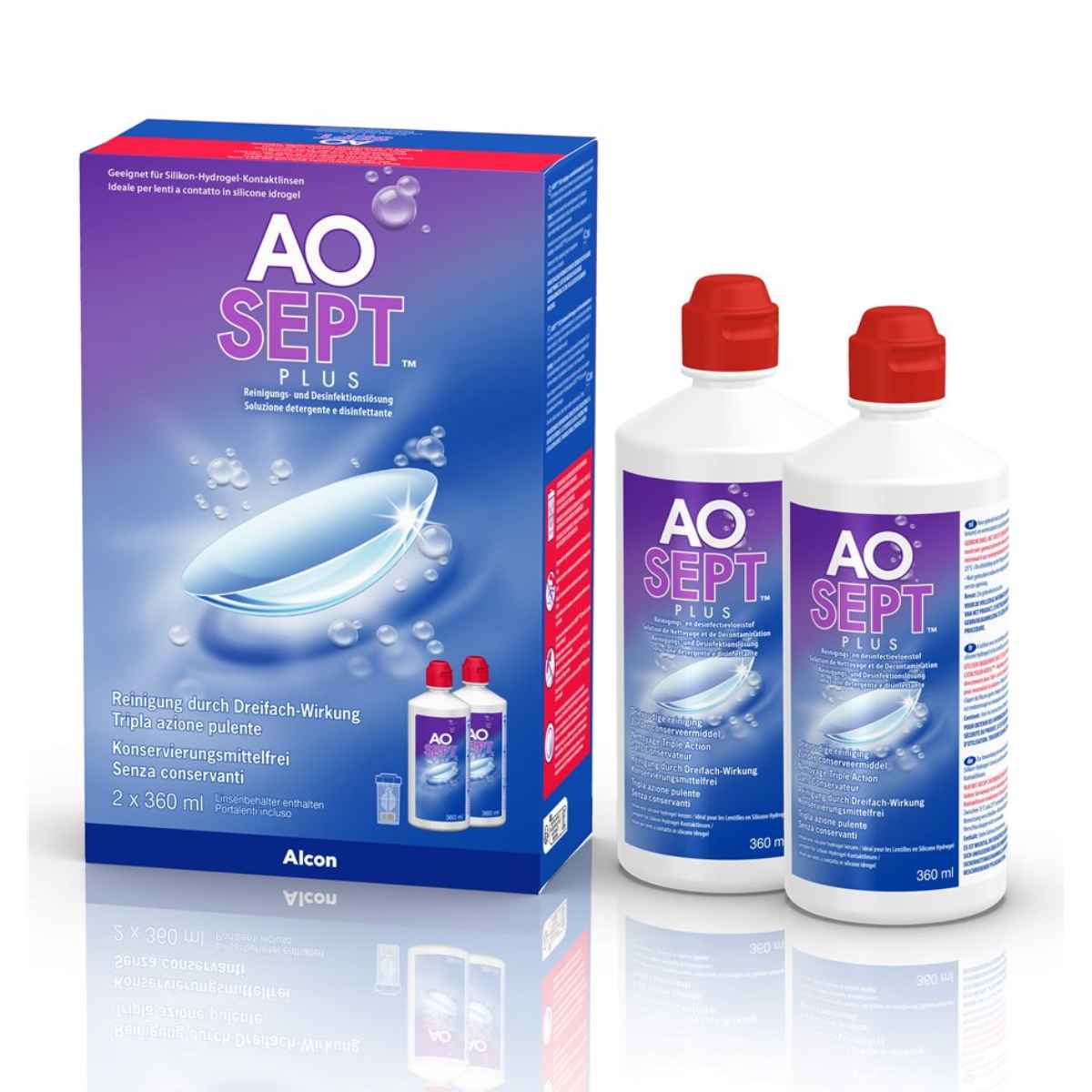 Aosept Plus Liquid 2x 360 ml