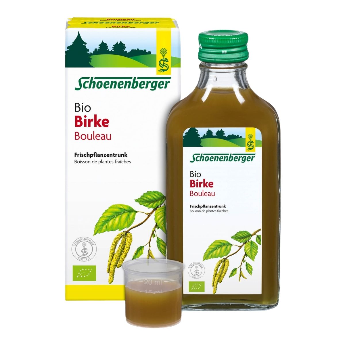 Schoenenberger Bouleau plantes fraîches boisson bio 200 ml