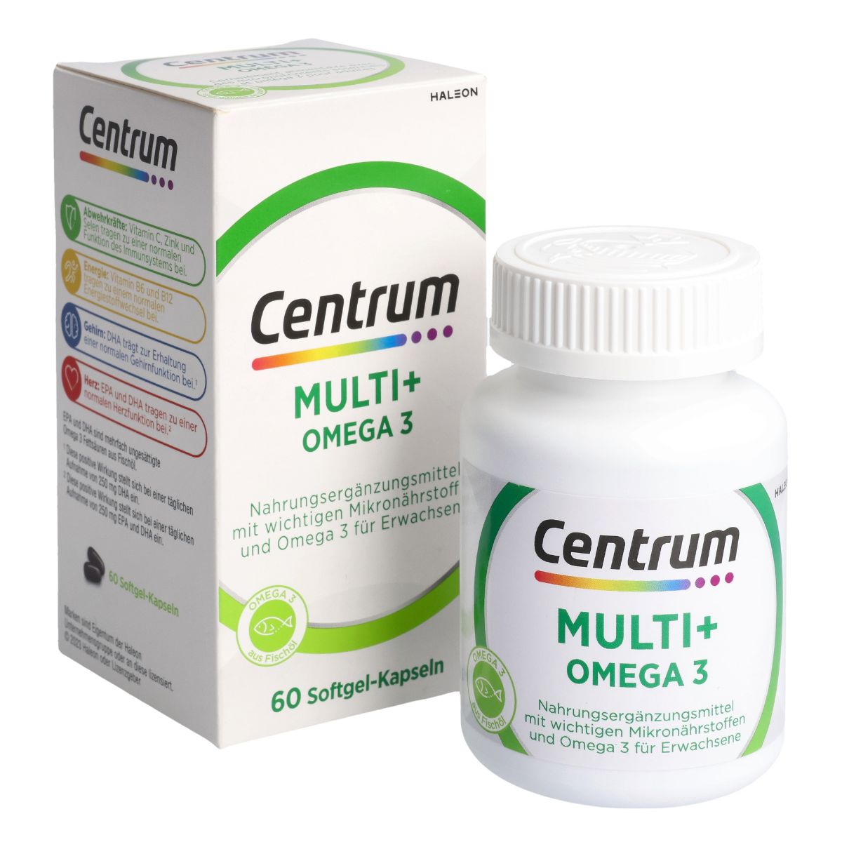 CENTRUM MULTI PLUS OMEGA-3 Ds 60 Stück