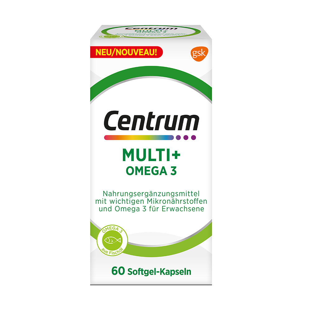 CENTRUM MULTI PLUS OMEGA-3 Ds 60 Stück CENTRUM MULTI PLUS OMEGA-3 Ds 60 Stück