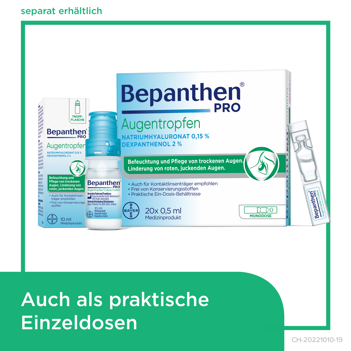 Bepanthen Pro Augentropfen 2 Flaschen 10 ml Bepanthen Pro Augentropfen 2 Flaschen 10 ml