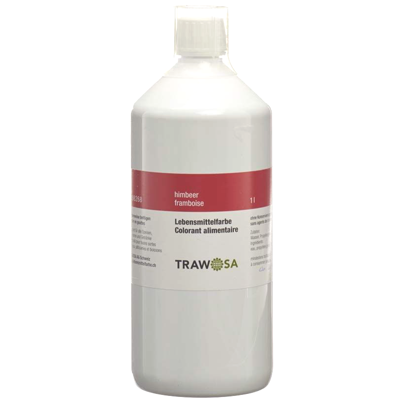 TRAWOSA Lebensmittelfarbstoff himbeer 1000 ml TRAWOSA Lebensmittelfarbstoff himbeer 1000 ml