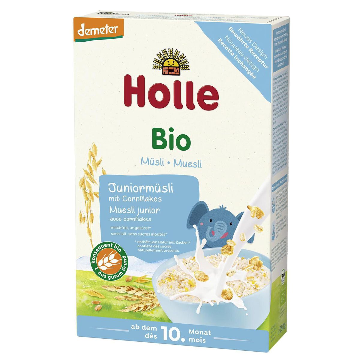 Holle Bio-Juniormüsli Mehrkorn mit Cornflake 250 g Holle Bio-Juniormüsli Mehrkorn mit Cornflake 250 g