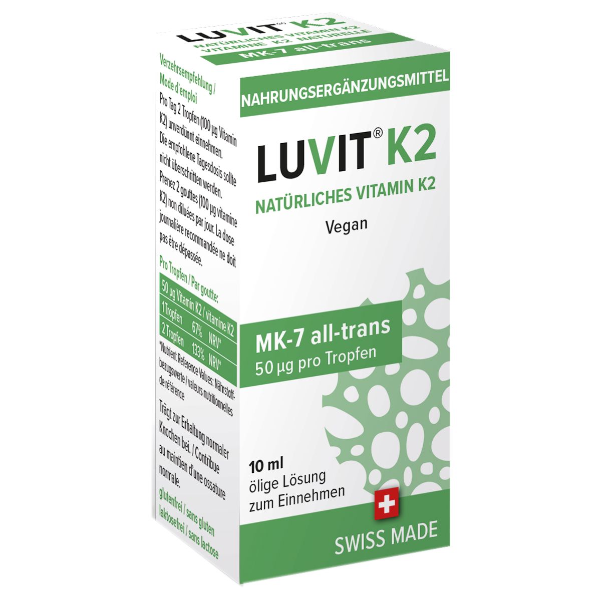 Luvit K2 Natürliches Vitamin Tropfflasche 10 ml Luvit K2 Natürliches Vitamin Tropfflasche 10 ml