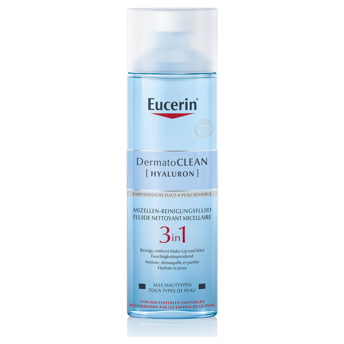 Eucerin DermatoClean 3-1 Reinigungsfluid Mizellen 200 ml Eucerin DermatoClean 3-1 Reinigungsfluid Mizellen 200 ml