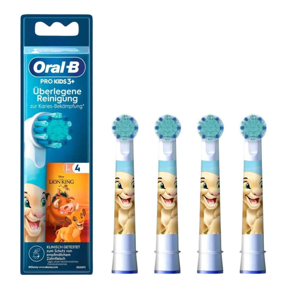 ORAL-B Aufsteckbürsten Kids Lion King 4 Stück
