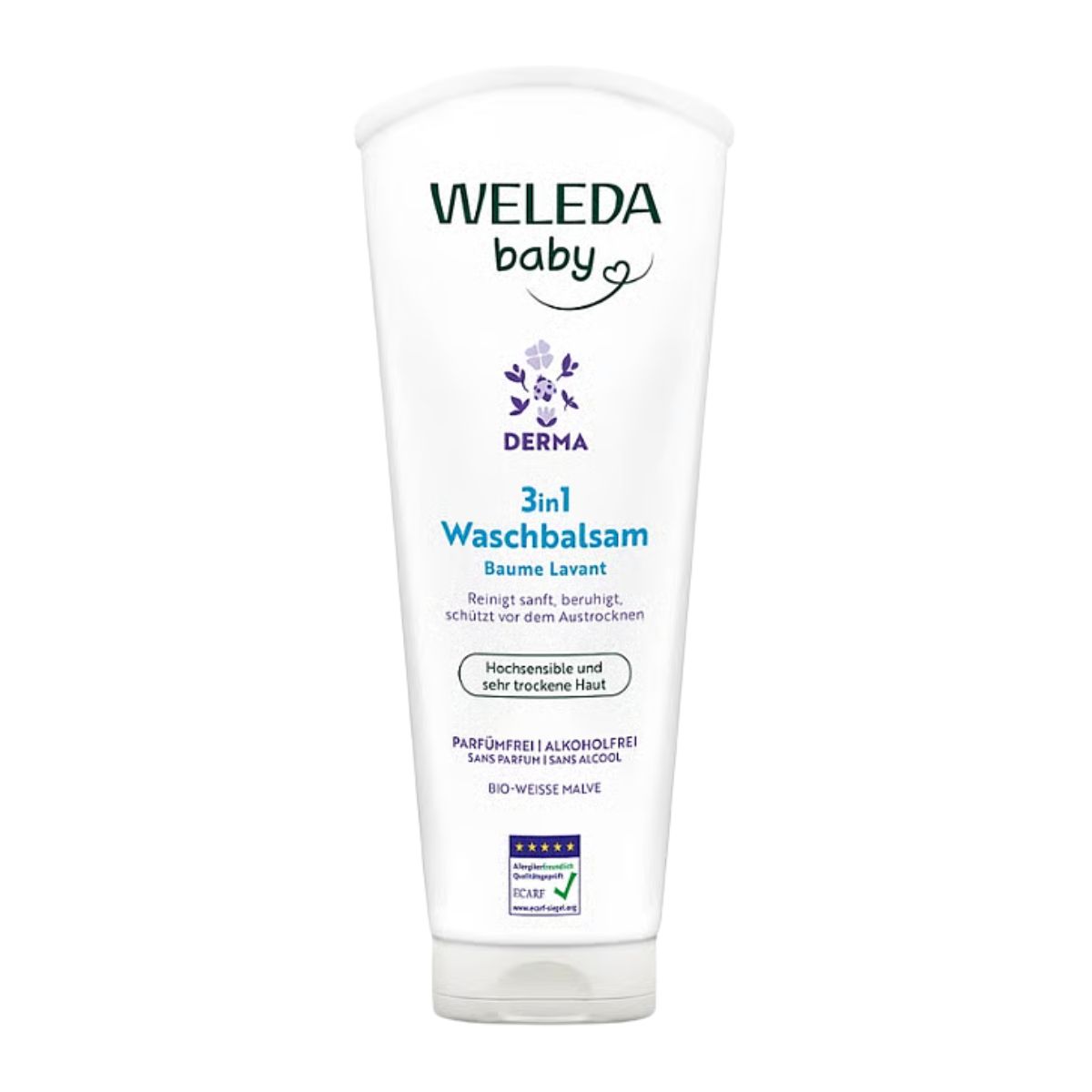 Weleda Baby Derma 3in1 Waschbalsam weisse Malve 200 ml