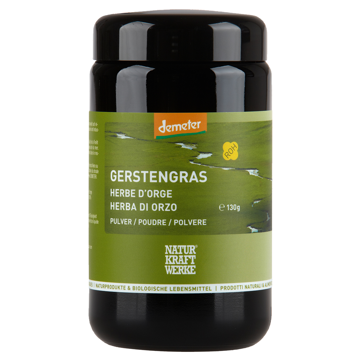Naturkraftwerke Gerstengras Pulver Demeter 130 g Naturkraftwerke Gerstengras Pulver Demeter 130 g