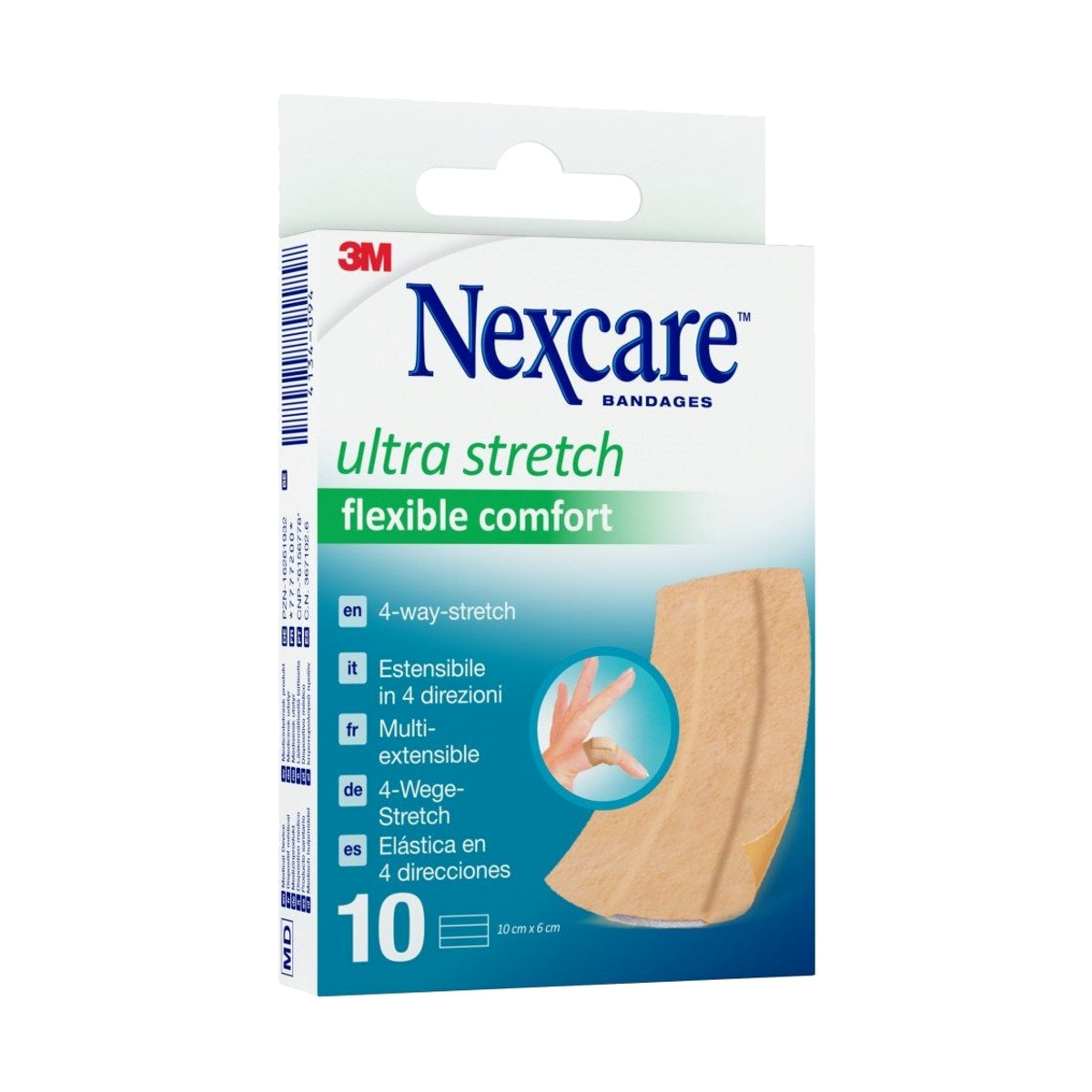3M NEXCARE Pflaster Ultra Stretch Band 6x10cm 10 Stück 3M NEXCARE Pflaster Ultra Stretch Band 6x10cm 10 Stück