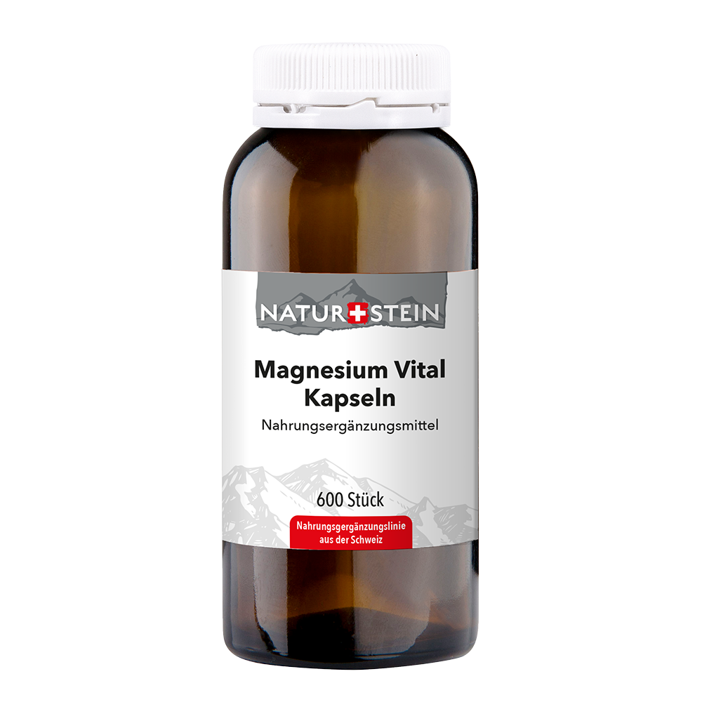 Naturstein Magnesium Vital Kapseln 600 Stück Naturstein Magnesium Vital Kapseln 600 Stück