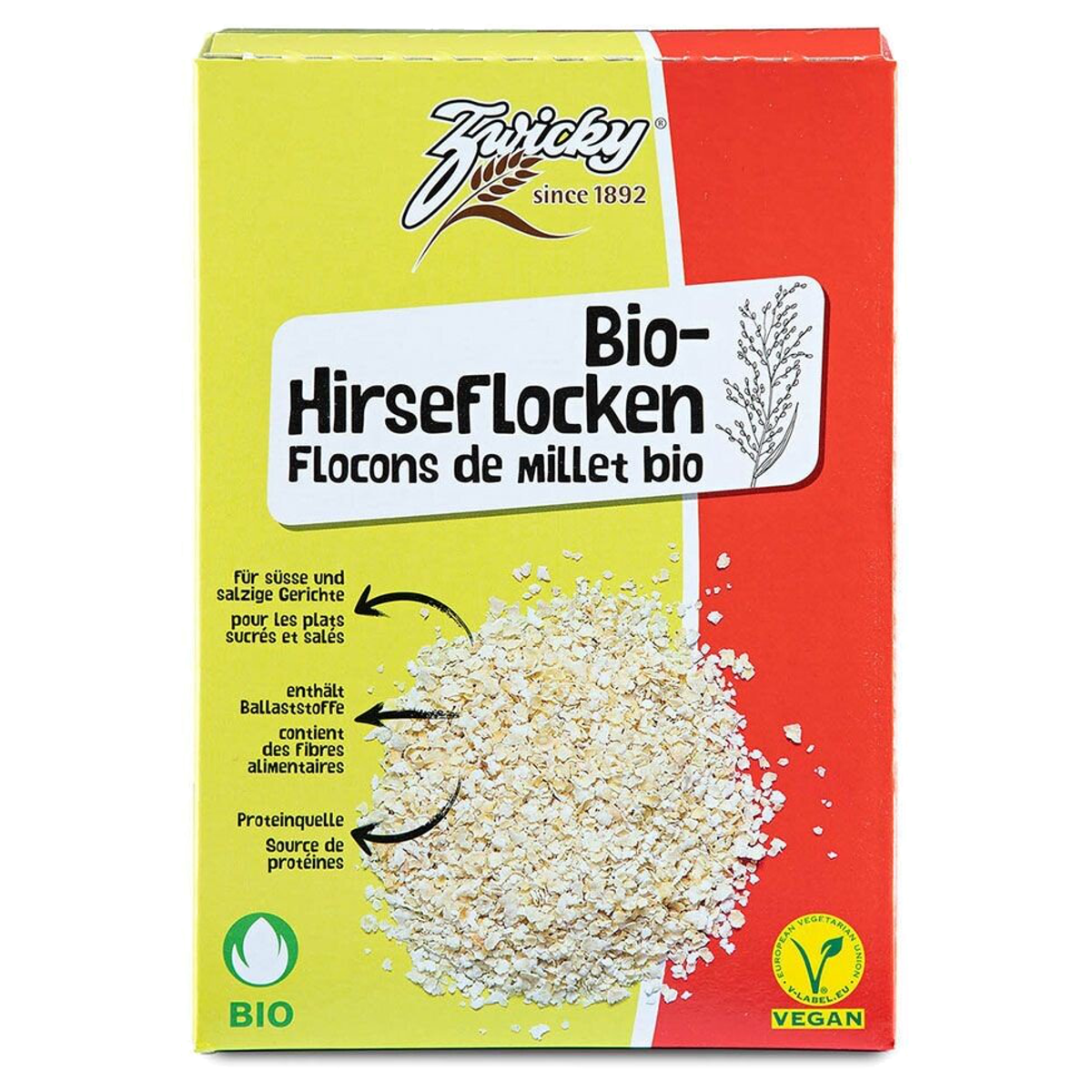 Zwicky Bio Hirseflocken 500 g Zwicky Bio Hirseflocken 500 g