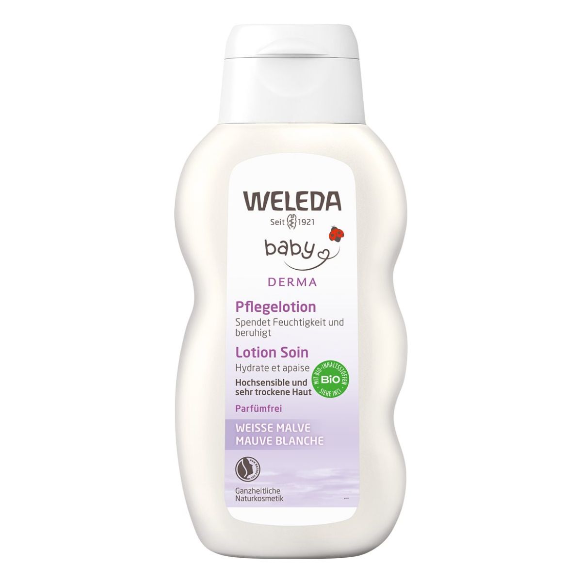 Weleda Baby Derma 3in1 Pflegelotion weisse Malven 200 ml