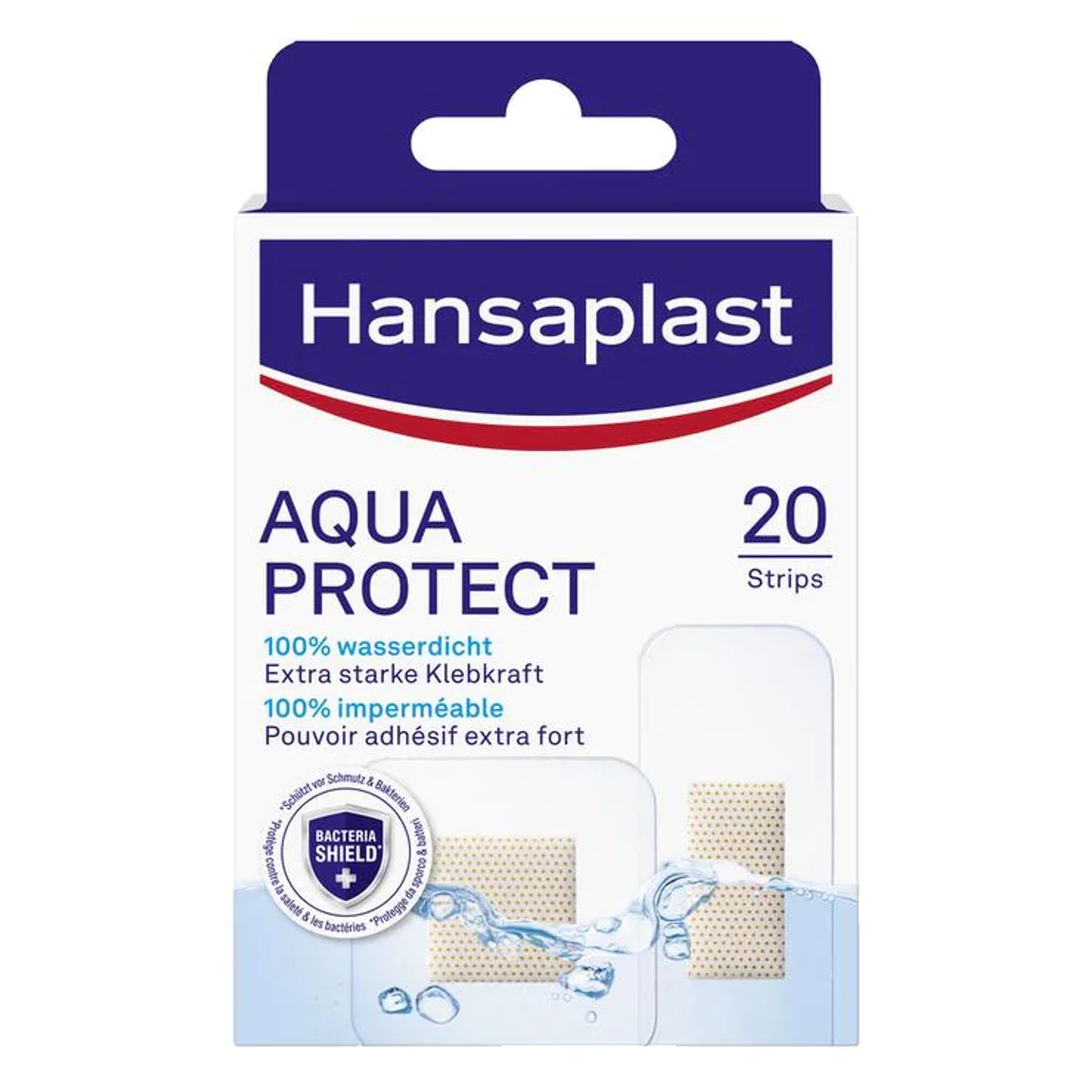 Hansaplast Aqua Protect Strips 20 Stück