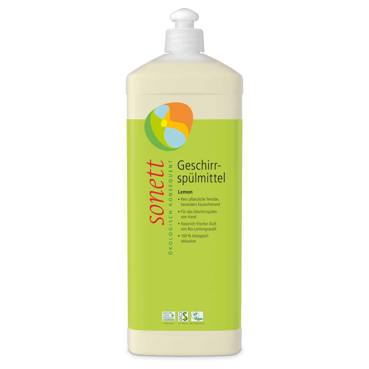 Sonett Geschirrspülmittel Lemon Nachfüllflasche 1 Liter Sonett Geschirrspülmittel Lemon Nachfüllflasche 1 Liter