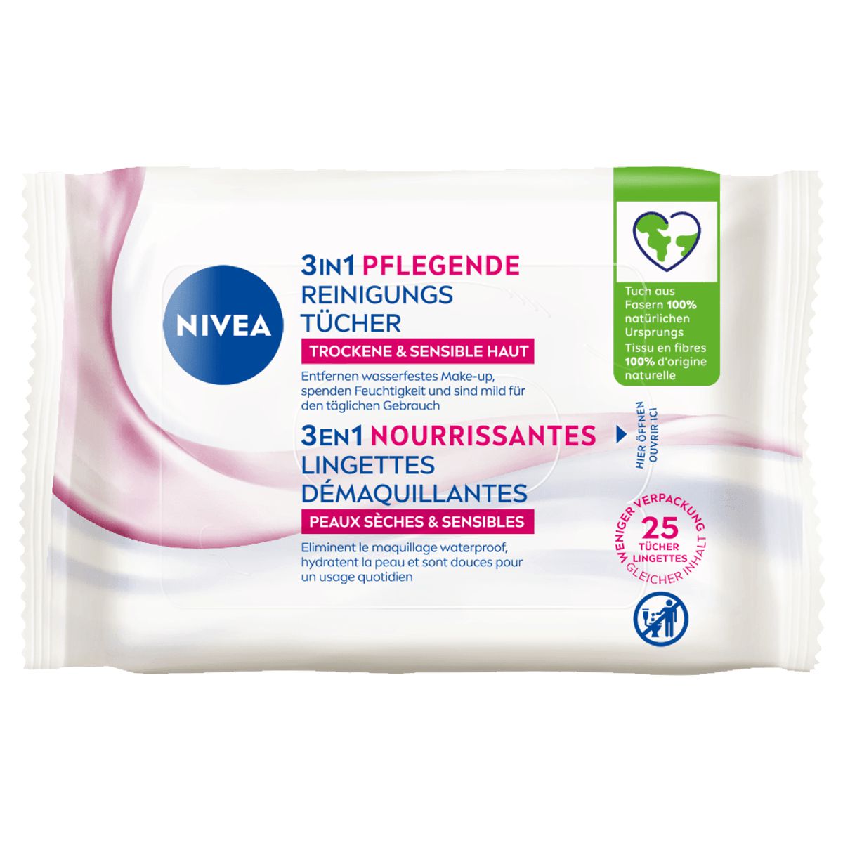 Nivea Pflegende Reinigungstücher 25 Stück Nivea Pflegende Reinigungstücher 25 Stück