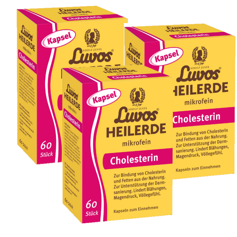 LUVOS Heilerde Micro Kapseln 3 x 60 Stück LUVOS Heilerde Micro Kapseln 3 x 60 Stück