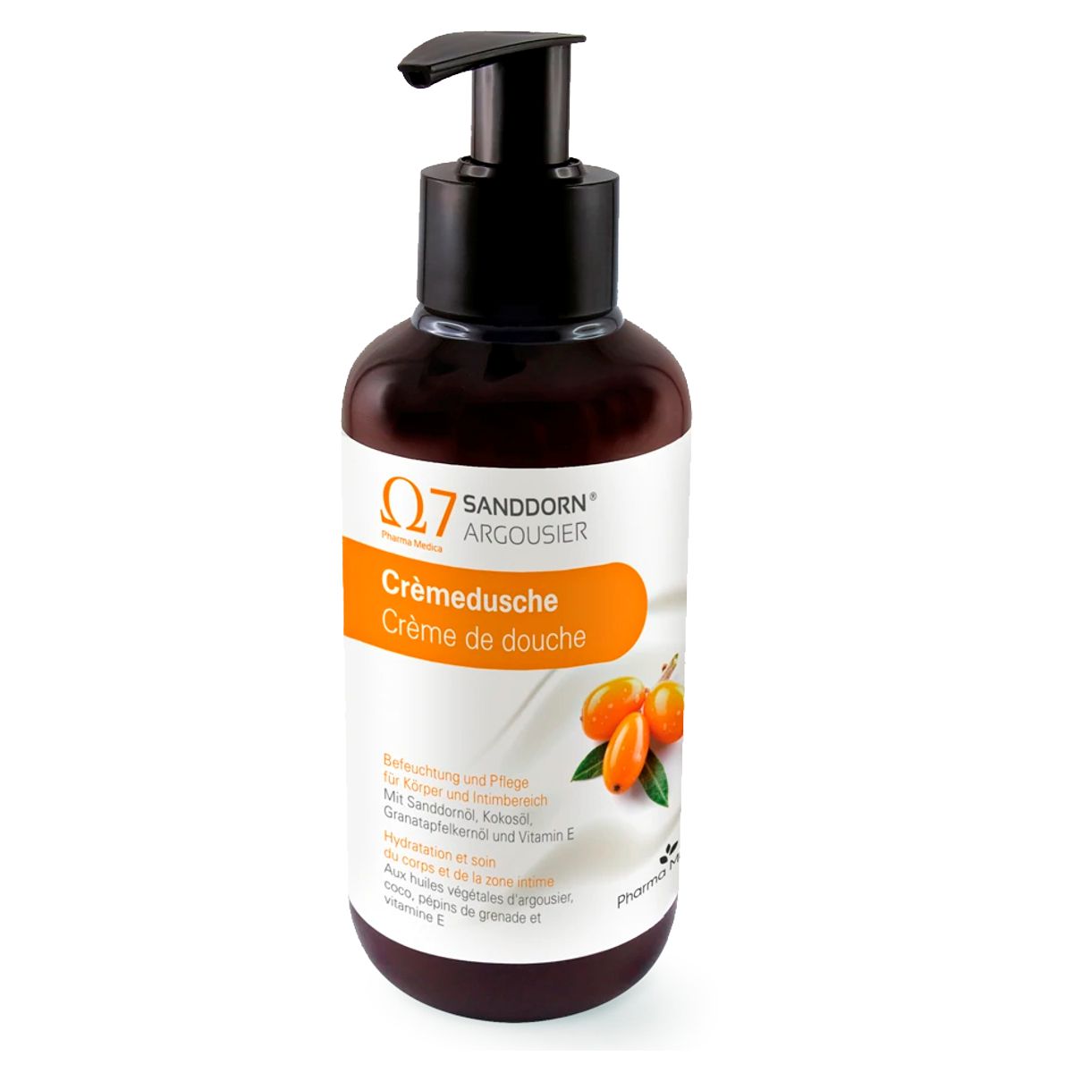 Sanddorn Argousier Cremedusche Dispenser 200 ml Sanddorn Argousier Cremedusche Dispenser 200 ml