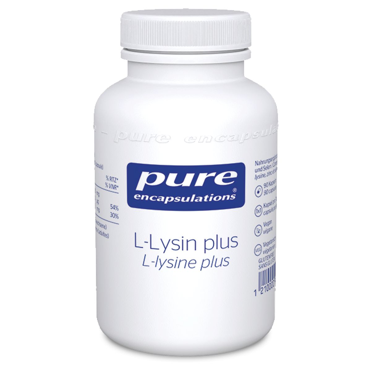 Pure L-Lysin Plus Kapseln Dose 90 Stück Pure L-Lysin Plus Kapseln Dose 90 Stück