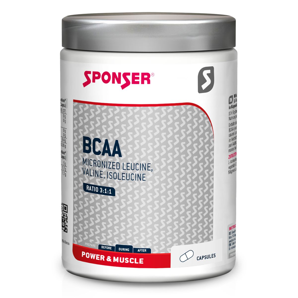 Sponser BCAA Kapseln Dose 350 Stück Sponser BCAA Kapseln Dose 350 Stück