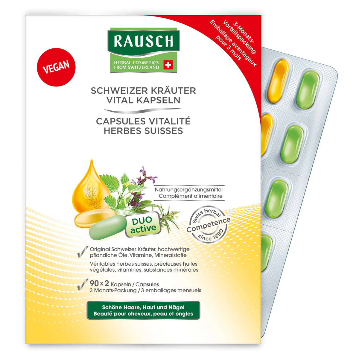 Rausch Schweizer Kräuter Vital Kapseln 2x 30 Stück Rausch Schweizer Kräuter Vital Kapseln 2x 30 Stück