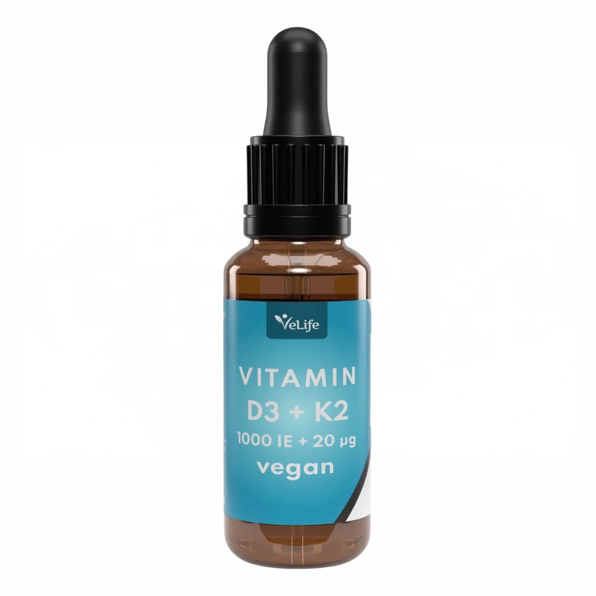 VeLife Vitamin D3 + K2 Tropfen vegan 30 ml