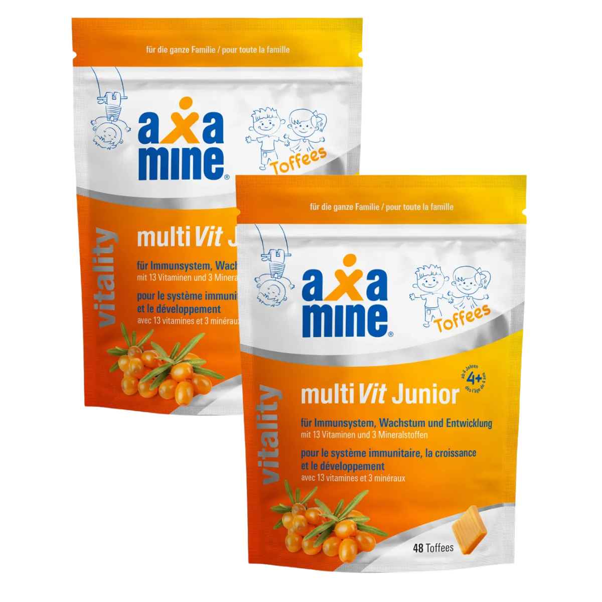 Axamine multiVit Junior Toffees 2x 48 Stück