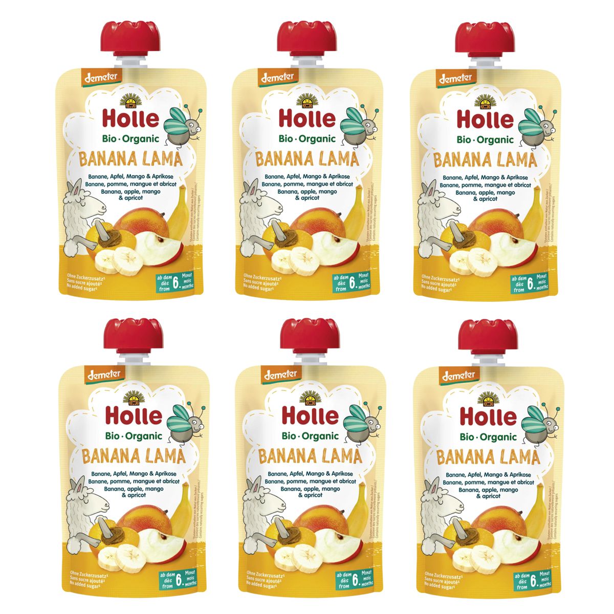 Holle Banane Lama Pouchy 6x 100 g Holle Banane Lama Pouchy 6x 100 g