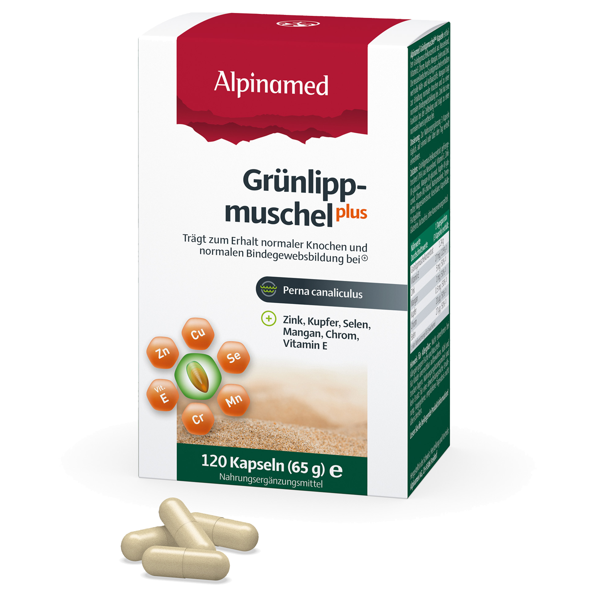 Alpinamed Grünlippmuschel Plus 120 Kapseln Alpinamed Grünlippmuschel Plus 120 Kapseln