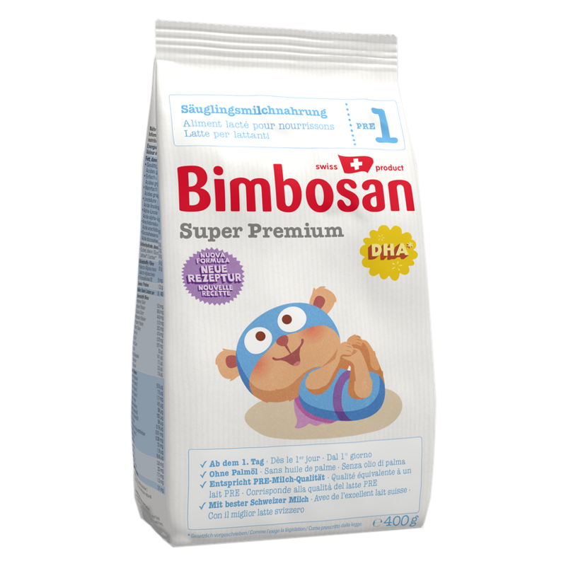 Bimbosan Super Premium 1 Säuglingsmilch refill 400 g Bimbosan Super Premium 1 Säuglingsmilch refill 400 g