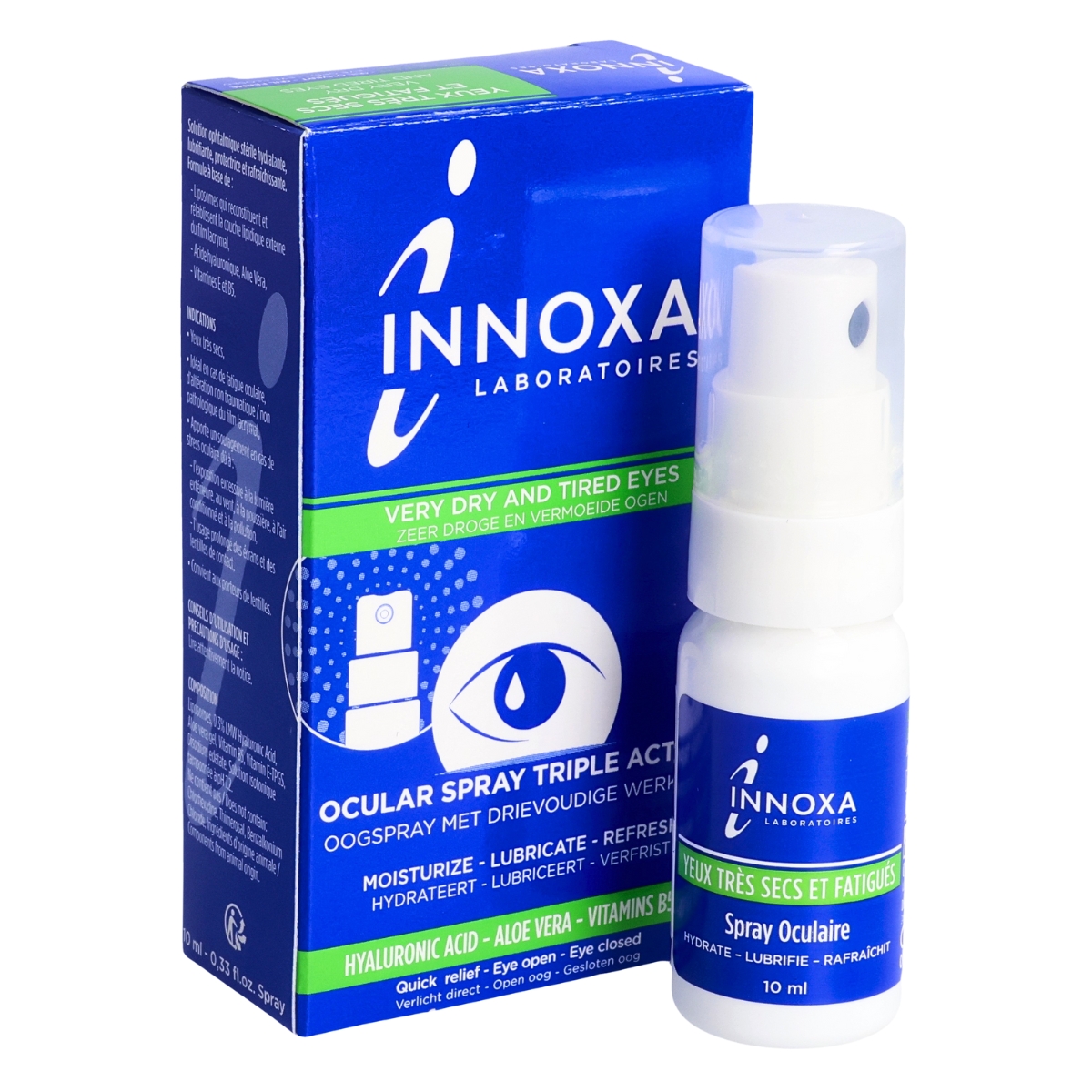 Innoxa Augenspray sehr trockene und müde Augen 10 ml
