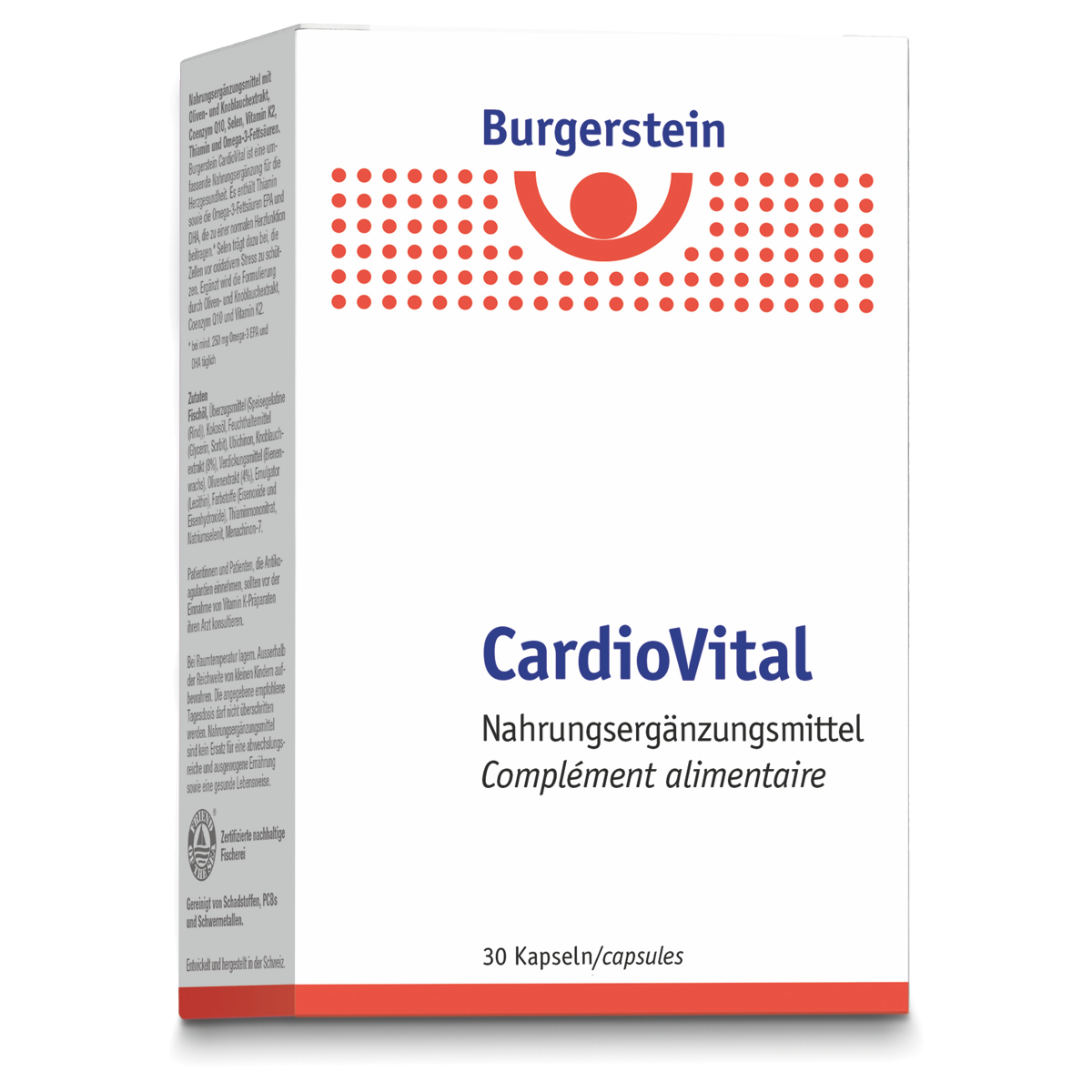Burgerstein CardioVital Kapseln 30 Stück Burgerstein CardioVital Kapseln 30 Stück