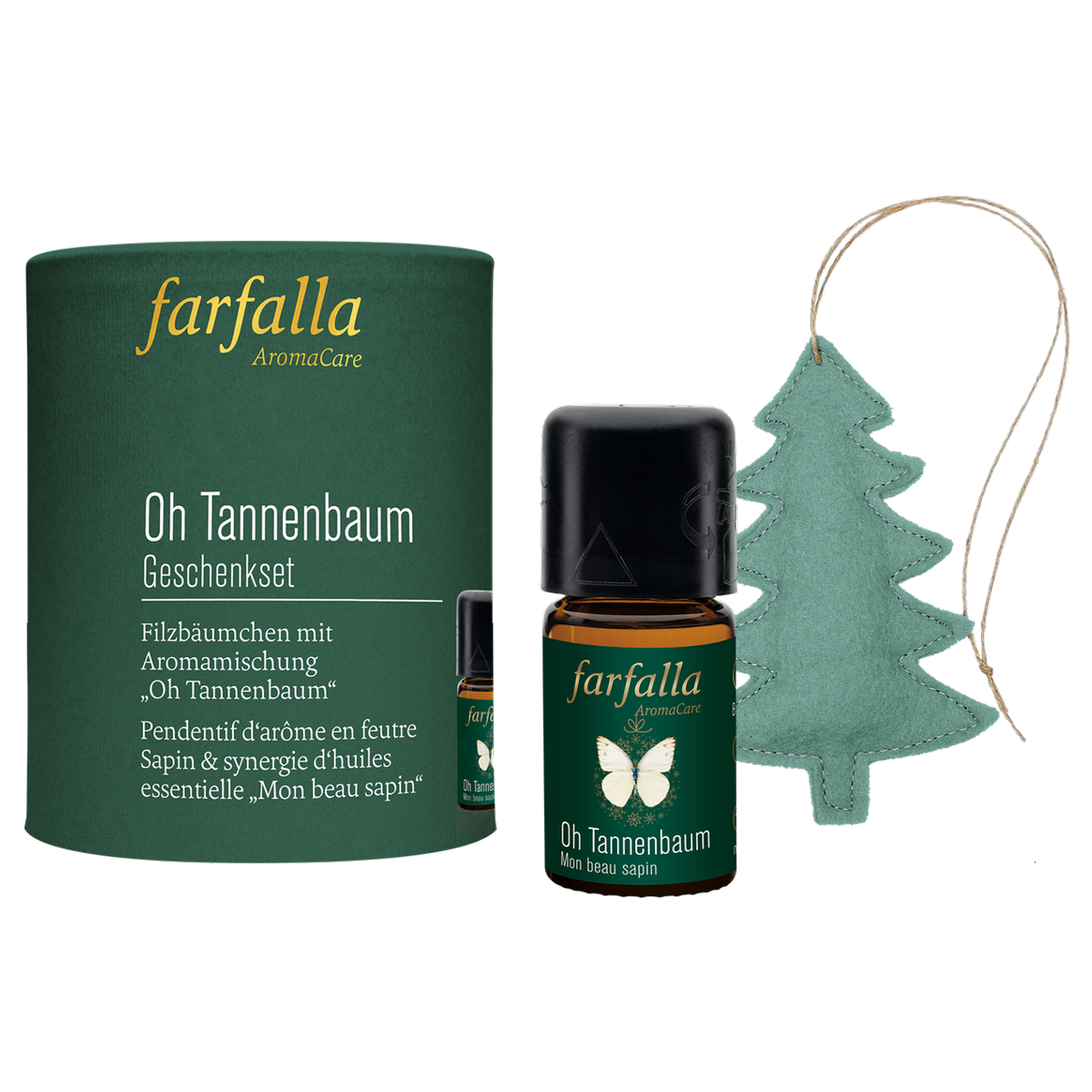 FARFALLA Geschenkset Oh Tannenbaum Dose