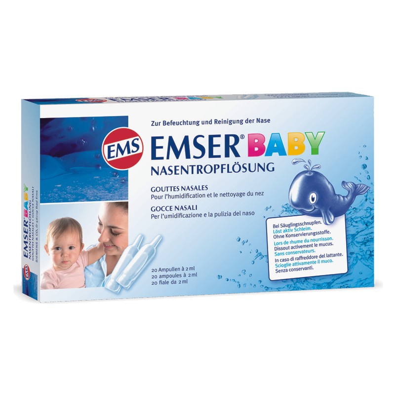 Emser Baby Nasentropflösung 20 Ampullen 2 ml