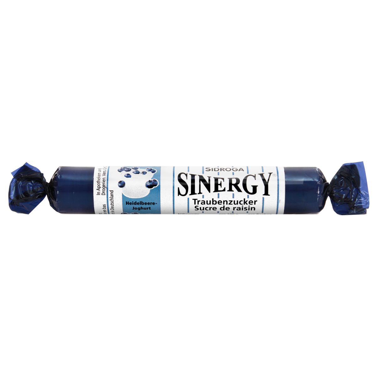 Sinergy Traubenzucker Heidelbeere-Joghurt 40 g Sinergy Traubenzucker Heidelbeere-Joghurt 40 g