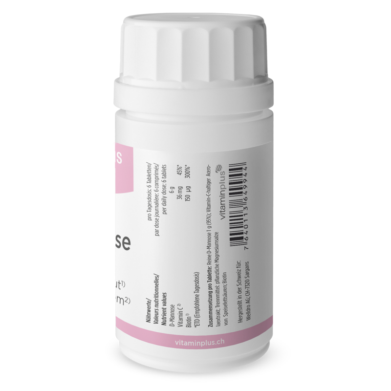Vitaminplus D-Mannose Tabletten 60 Stück Vitaminplus D-Mannose Tabletten 60 Stück
