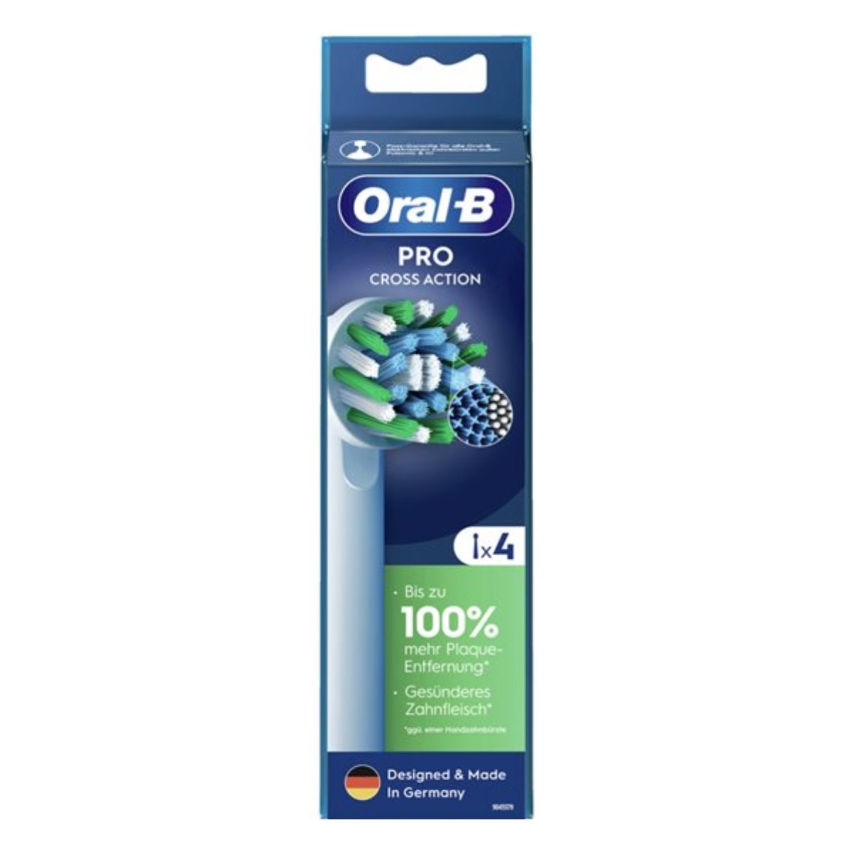 ORAL-B Brosses à dents Cross Action Pro 4 pièces