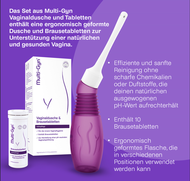 Multi-Gyn Vaginaldusche + Brausetabl CombiPack Multi-Gyn Vaginaldusche + Brausetabl CombiPack